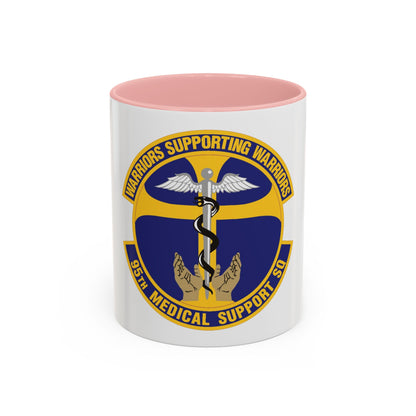 95th Medical Support Squadron (U.S. Air Force) Accent Coffee Mug