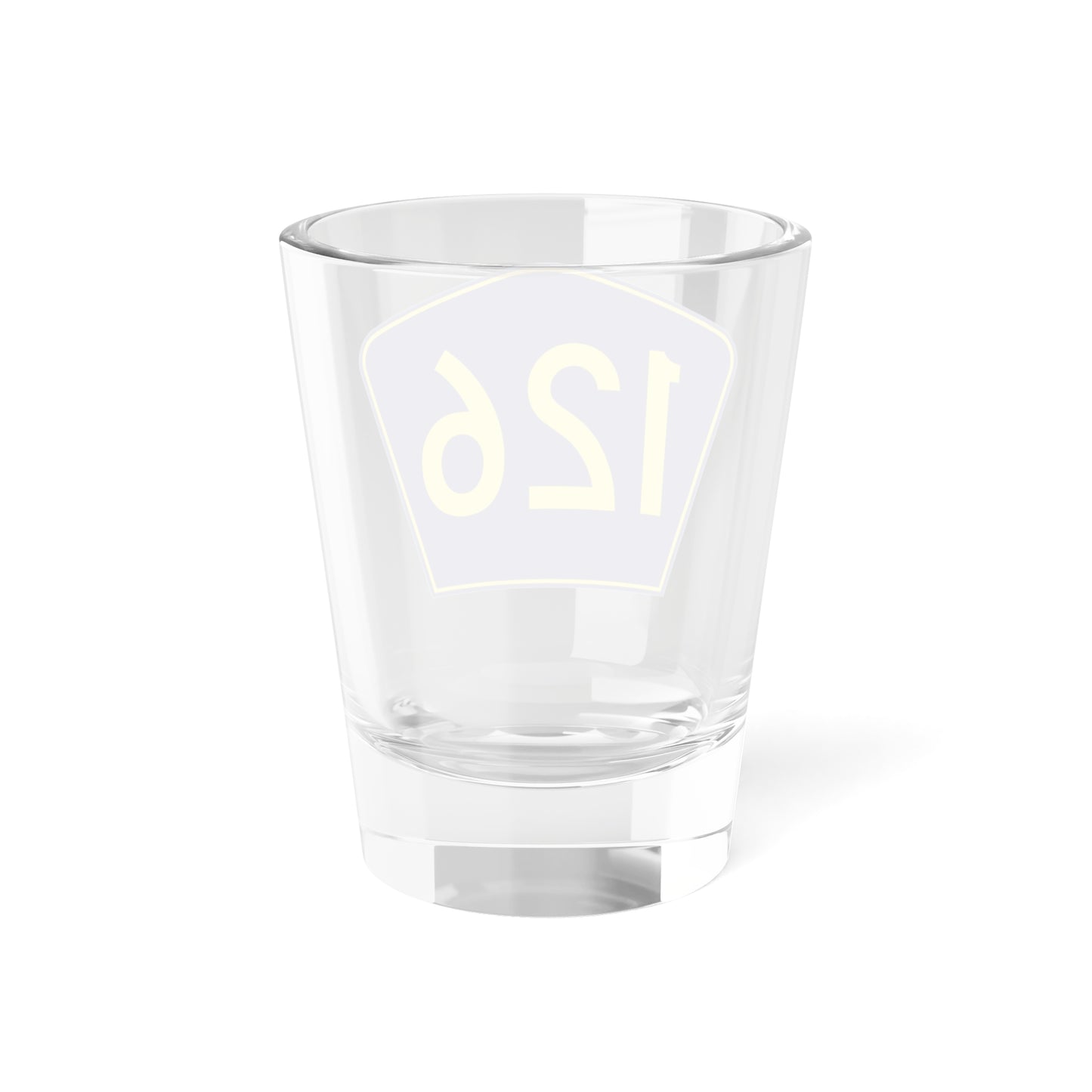 PR secondary 126 (Puerto Rico) (Road Sign) Shot Glass 1.5oz