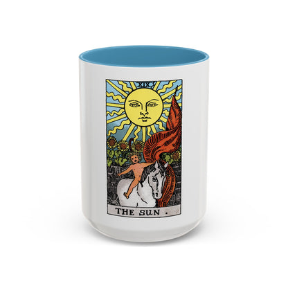 The Sun (Tarot Card) Accent Coffee Mug