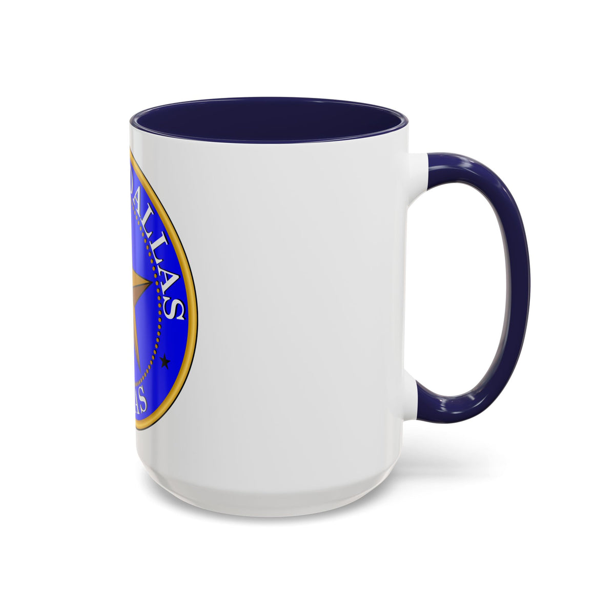 Seal of Dallas - Accent Coffee Mug