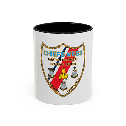 Chiefs Mess ATTC USCGC Elizabeth City NC (U.S. Coast Guard) Accent Coffee Mug