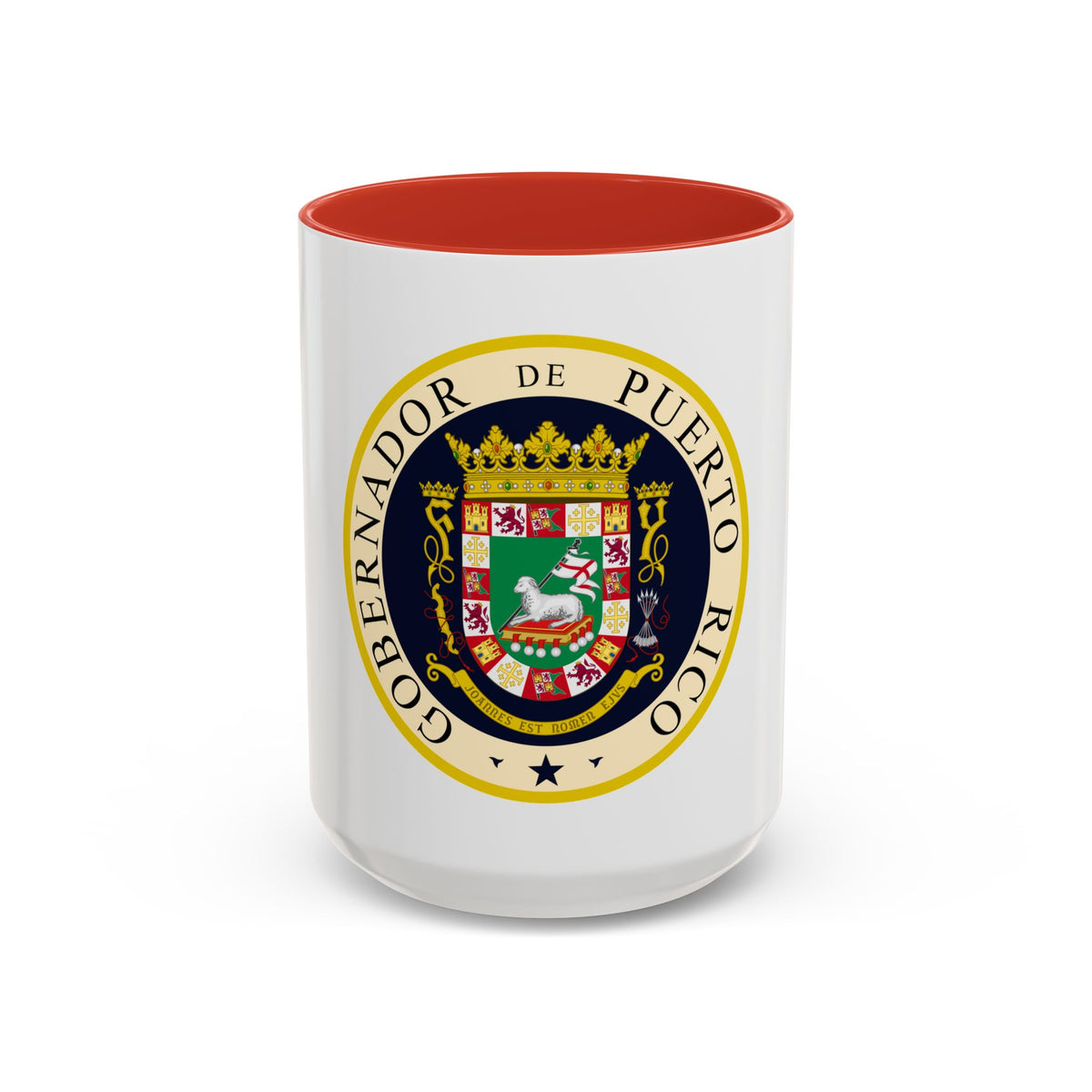 Seal of the Governor of Puerto Rico - Accent Coffee Mug
