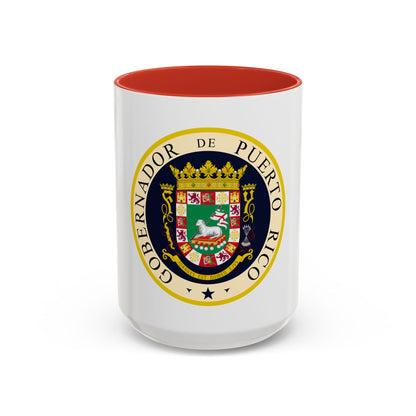 Seal of the Governor of Puerto Rico - Accent Coffee Mug