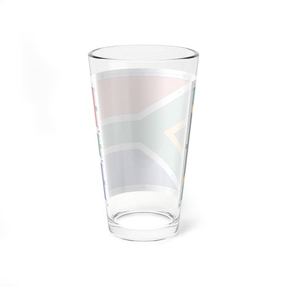 Flag of South Africa construction sheet (South Africa) Pint Glass 16oz