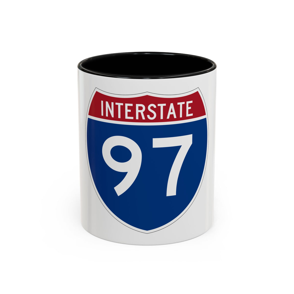 Interstate 97 (U.S. Highways) Accent Coffee Mug