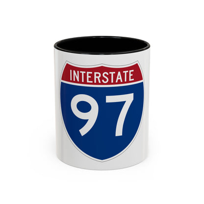 Interstate 97 (U.S. Highways) Accent Coffee Mug