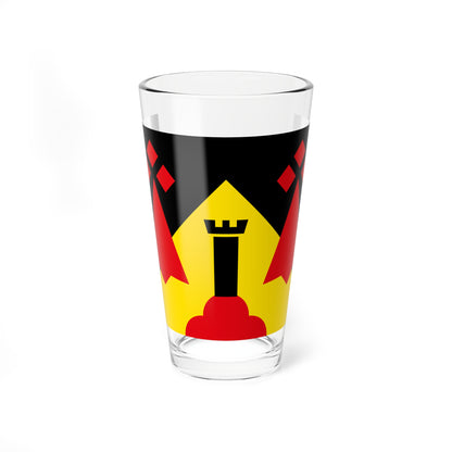 Pays de Calanhel traditional district flag (France) Pint Glass 16oz