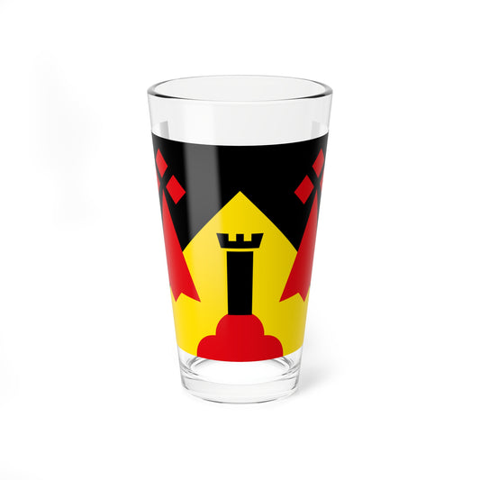 Pays de Calanhel traditional district flag (France) Pint Glass 16oz