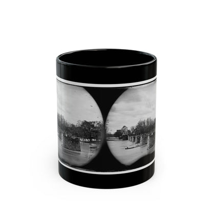 Richmond, Va. Ruins Of Mayo's Bridge (U.S. Civil War) Black Coffee Mug