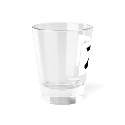 Z military symbol flag white (Russia) Shot Glass 1.5oz