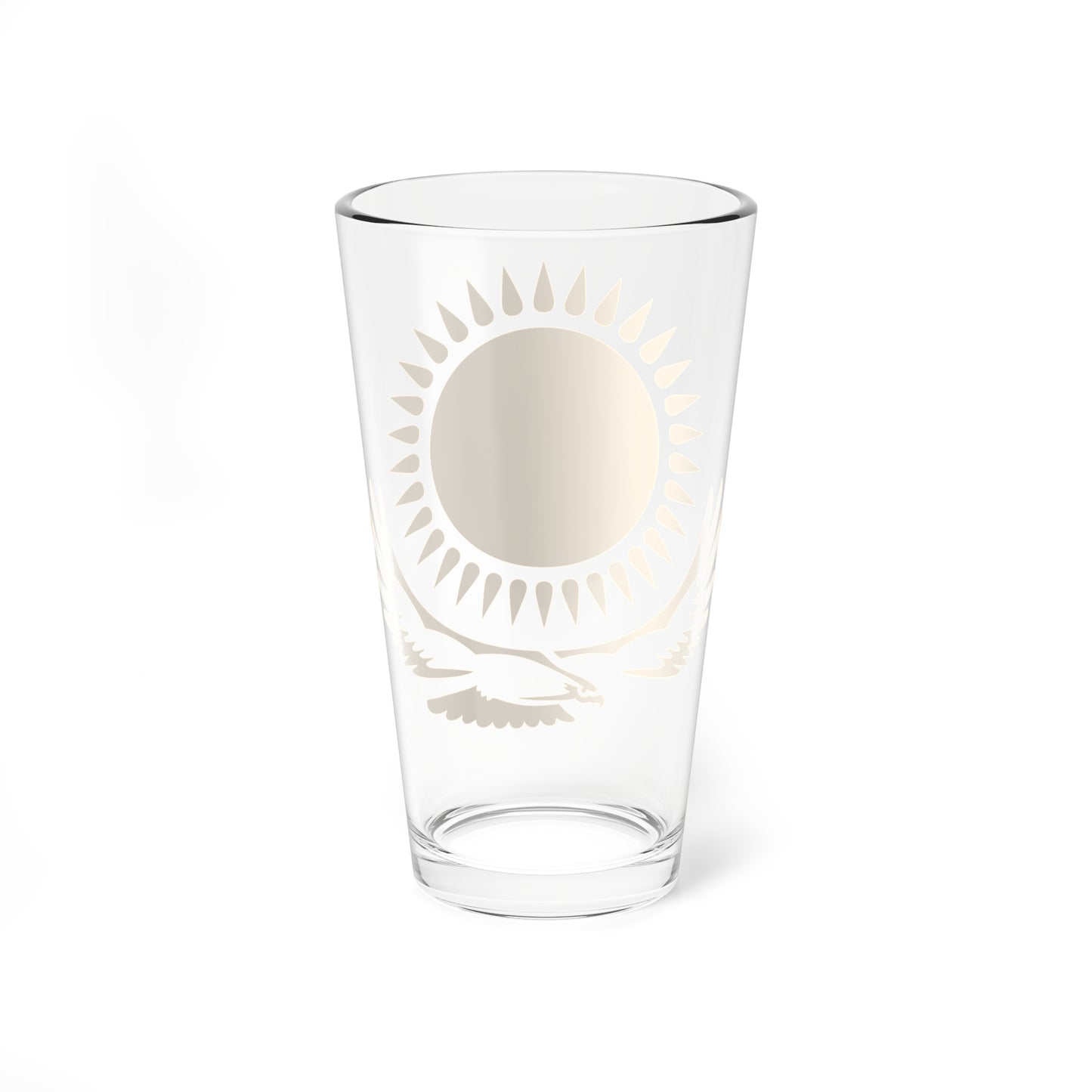 Sun and Eagle (Kazakhstan) (Coat of Arms) Pint Glass 16oz