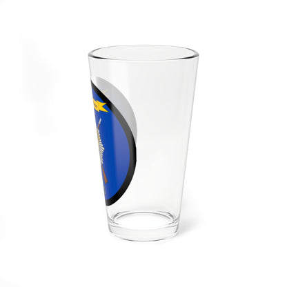 Emblem for the 3-II-LG (Denmark) (Coat of Arms) Pint Glass 16oz