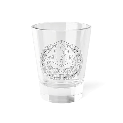 Insignia of the Pasundan Police Department (Indonesia) (Coat of Arms) Shot Glass 1.5oz