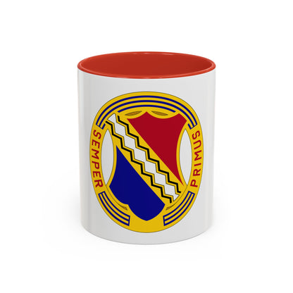 1st Infantry Regiment (U.S. Army) Accent Coffee Mug