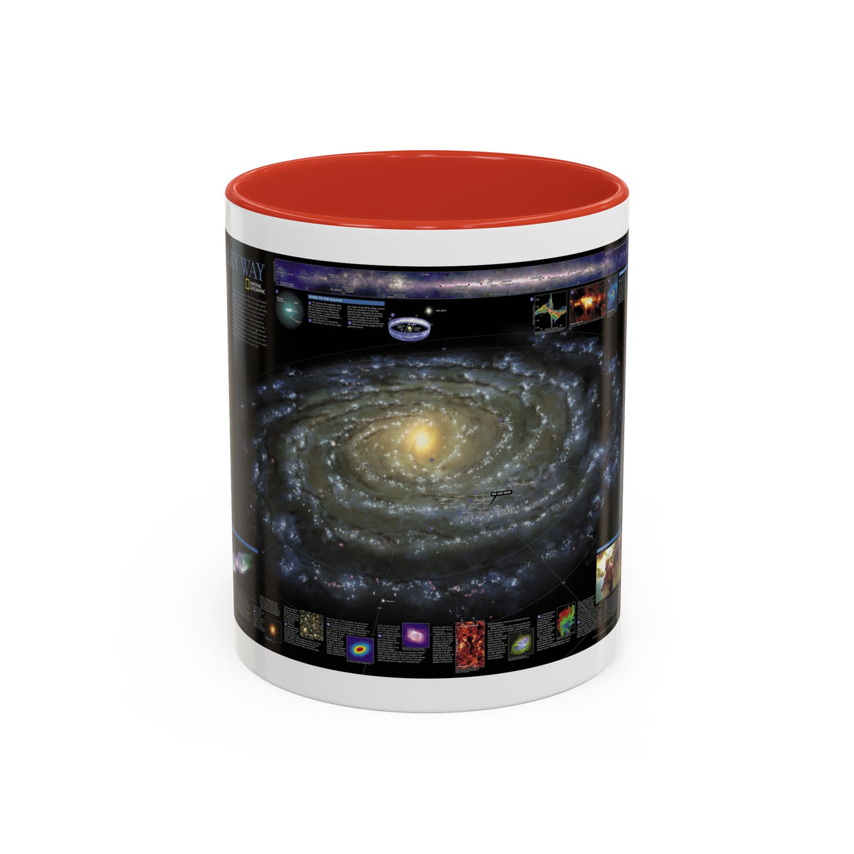 Space - Milky Way (2002) (Map) Accent Coffee Mug