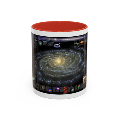 Space - Milky Way (2002) (Map) Accent Coffee Mug