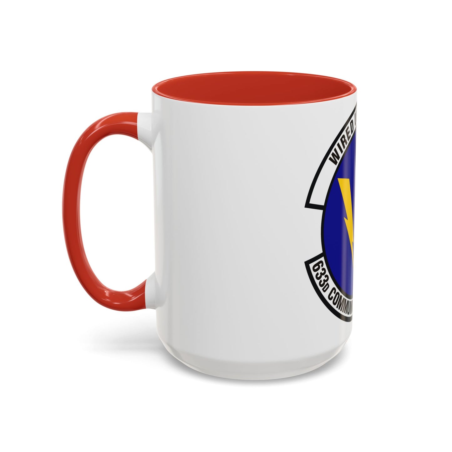 633d Communications Squadron (U.S. Air Force) Accent Coffee Mug