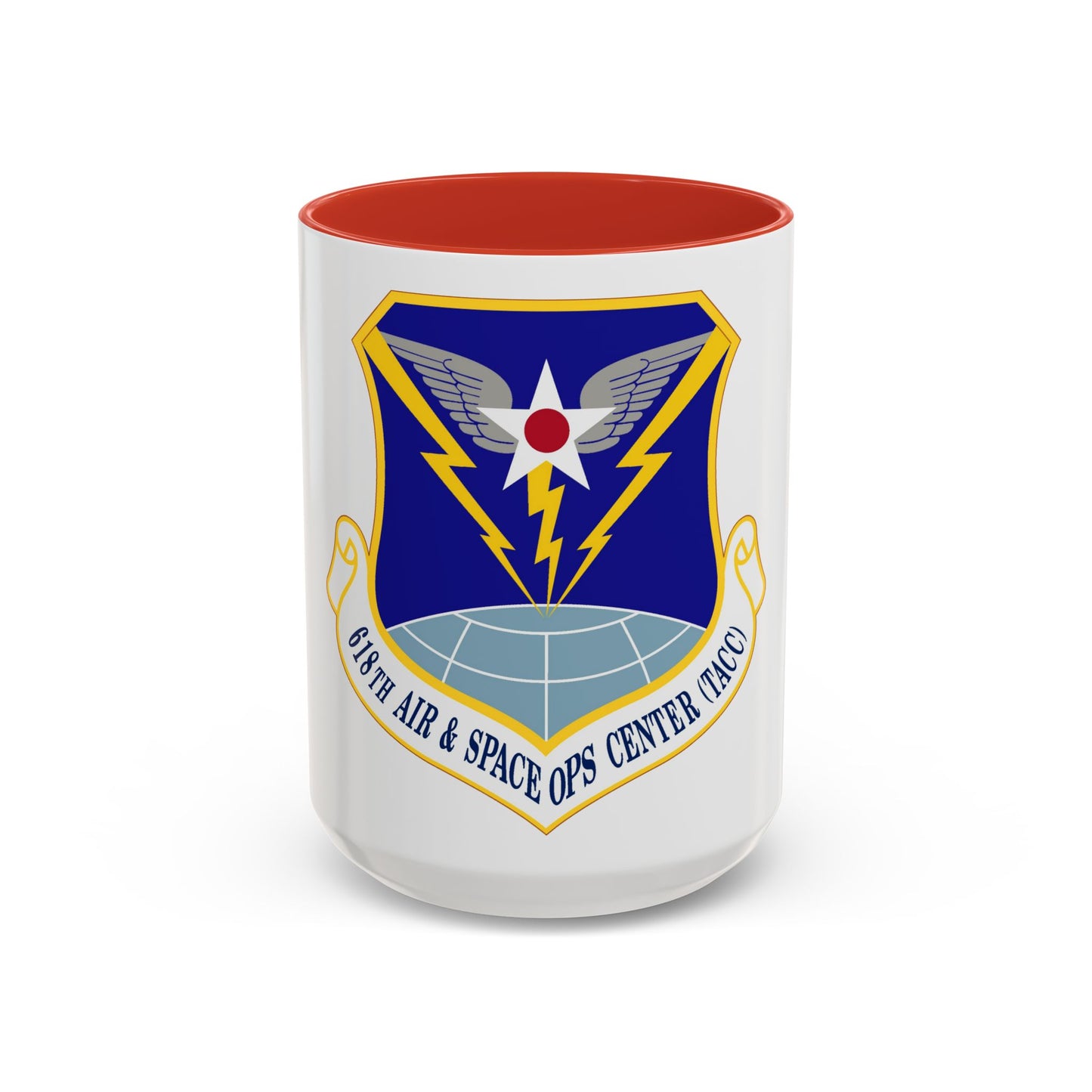 618 Air Operations Center AMC (U.S. Air Force) Accent Coffee Mug