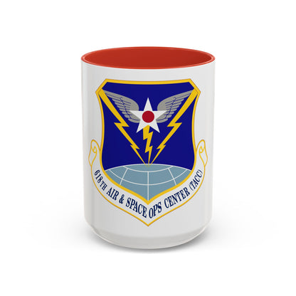 618 Air Operations Center AMC (U.S. Air Force) Accent Coffee Mug
