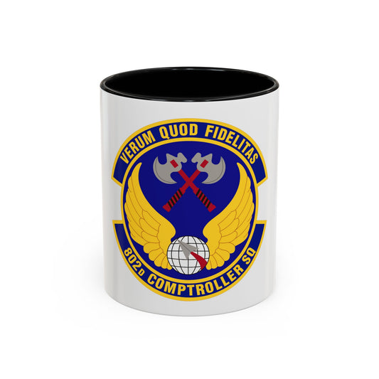 802d Comptroller Squadron (U.S. Air Force) Accent Coffee Mug