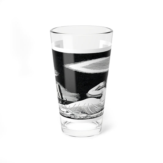 Illustration by Rockwell Kent, 1927 (3) - Pint Glass 16oz