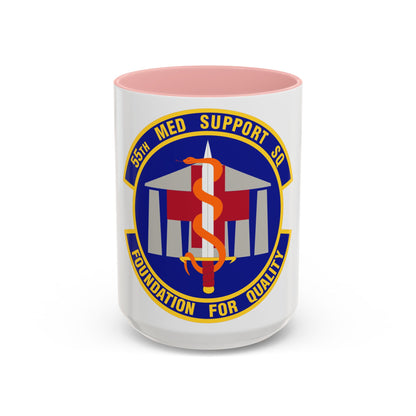 55th Medical Support Squadron (U.S. Air Force) Accent Coffee Mug