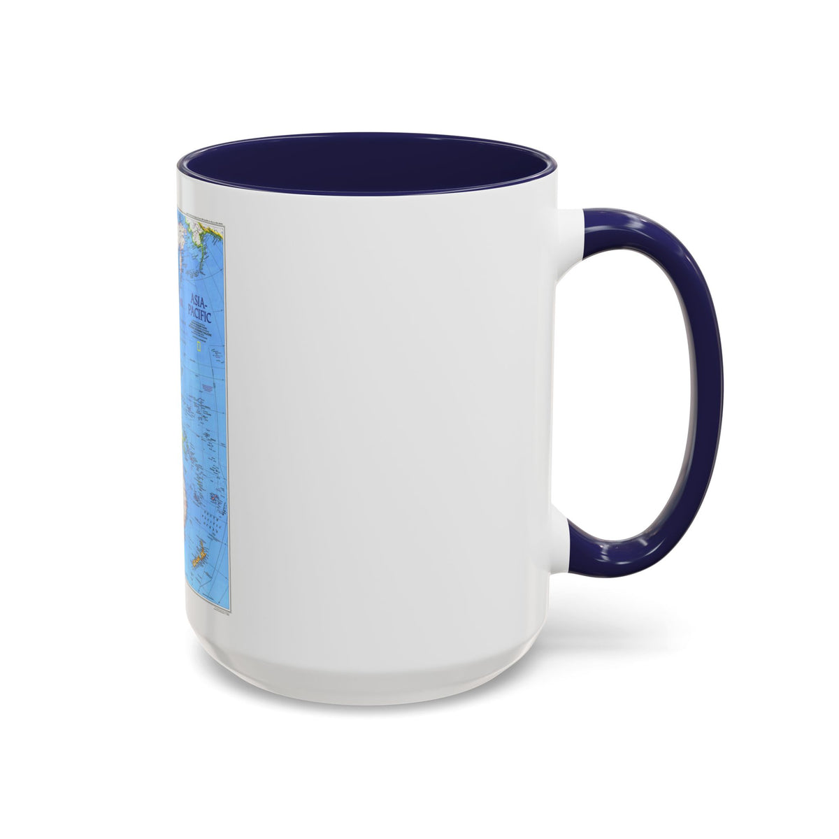 Asia-Pacific (1989) (Map) Accent Coffee Mug
