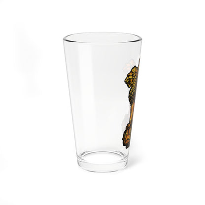 Emblem of India Sandstone (India) (Coat of Arms) Pint Glass 16oz