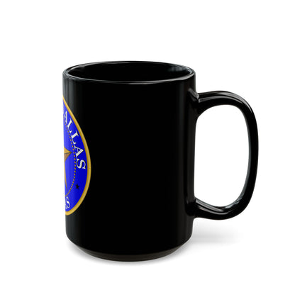 Seal of Dallas - Black Coffee Mug