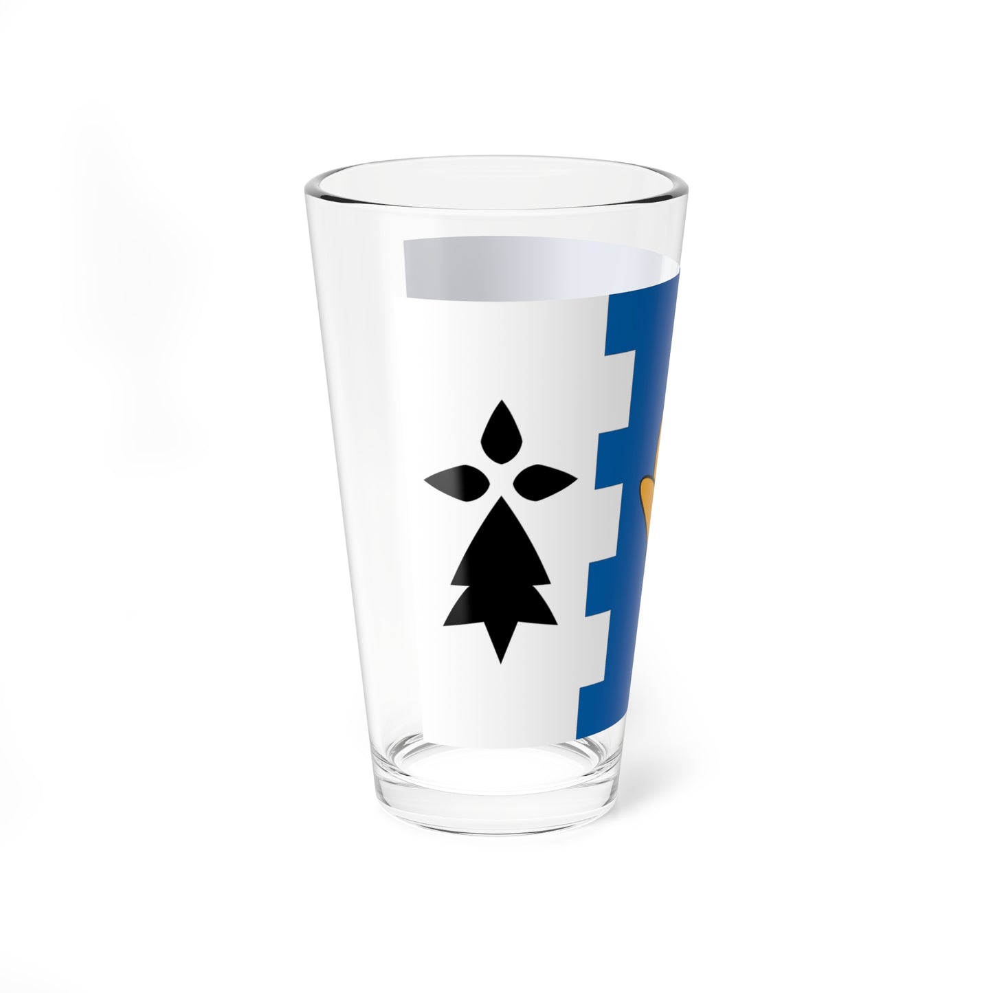 Pays Glazik traditional district flag (France) Pint Glass 16oz