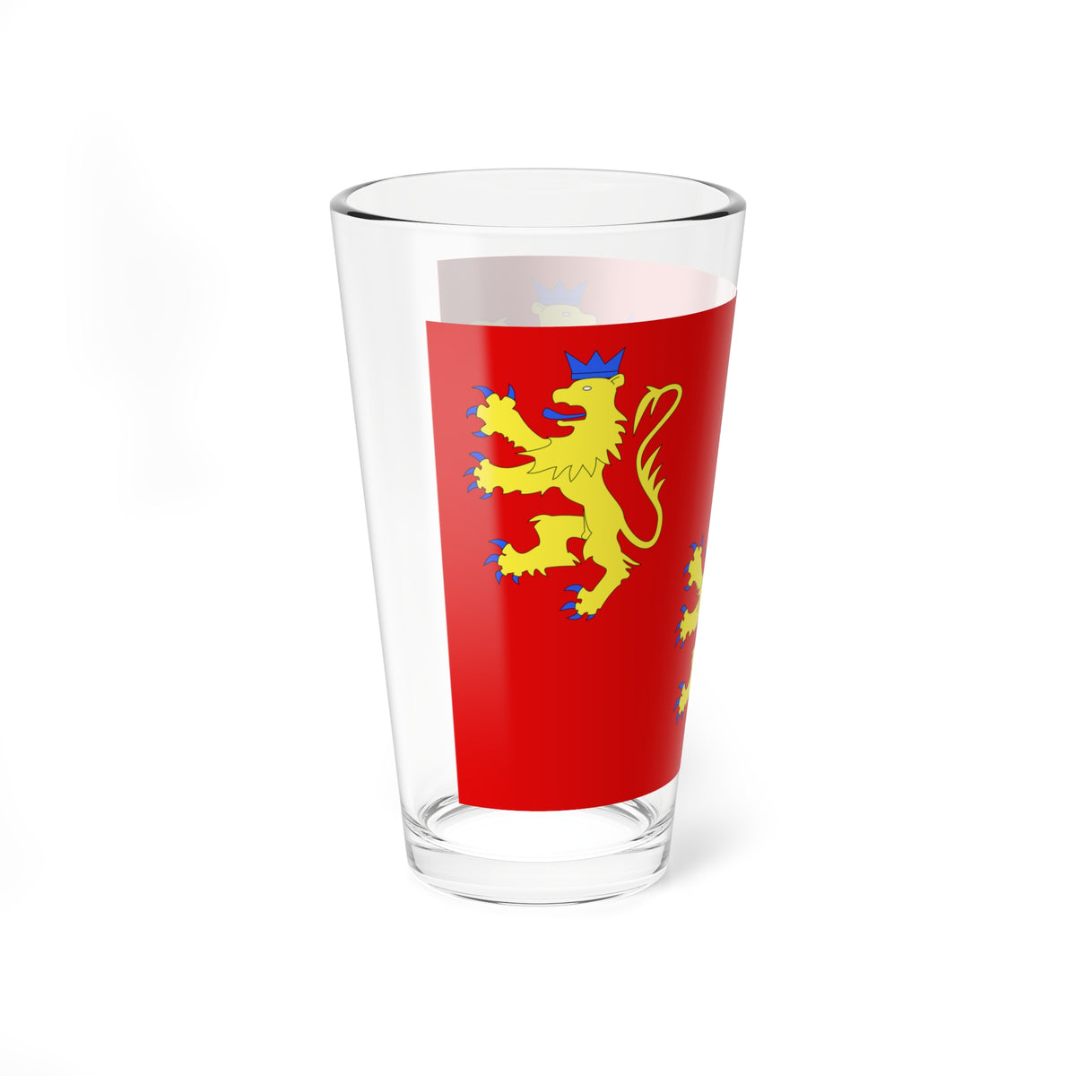 Drapeau fr departement Dordogne (France) Pint Glass 16oz