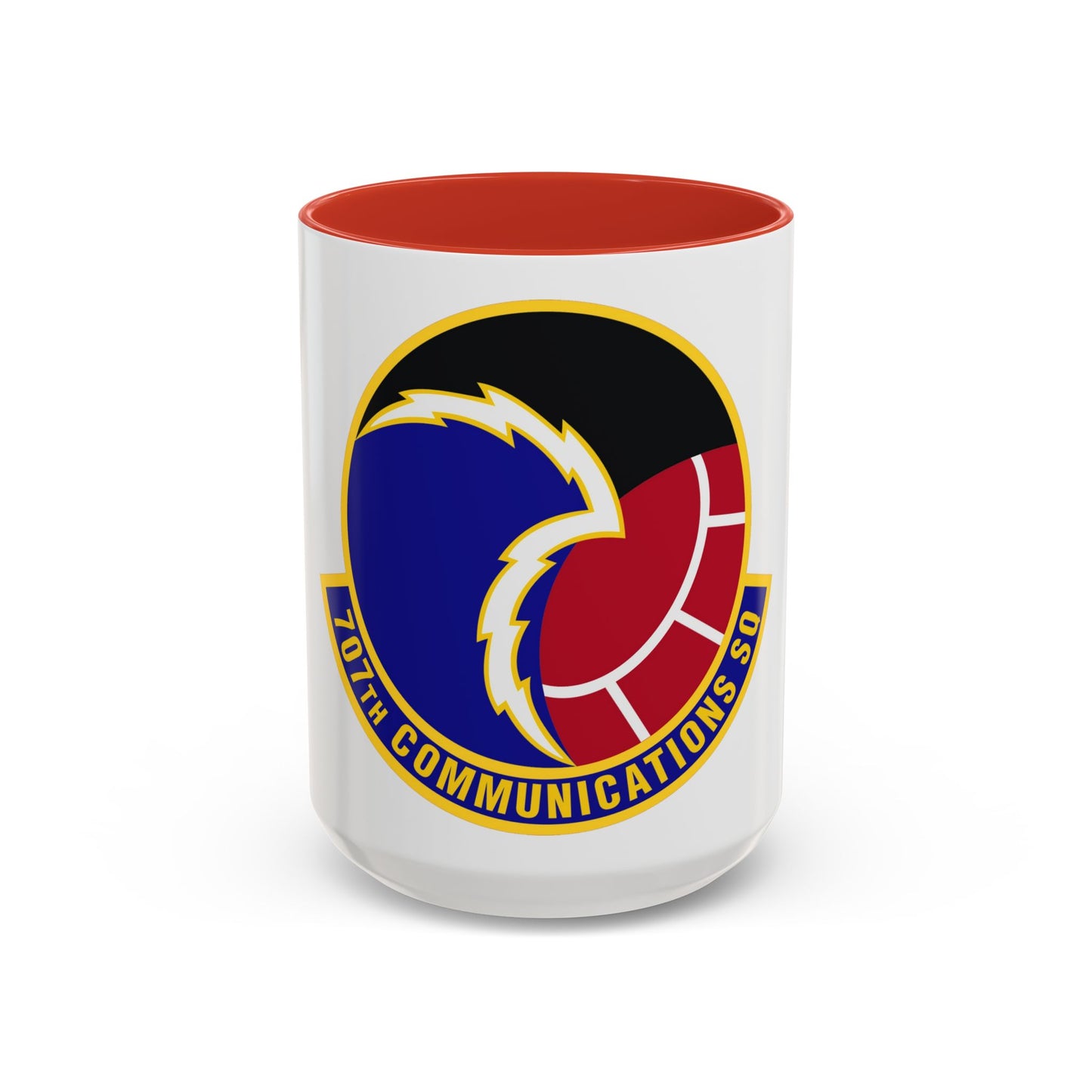 707th Communications Squadron (U.S. Air Force) Accent Coffee Mug