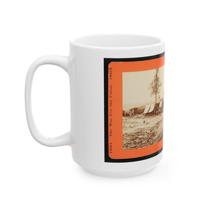 A Confederate Redoubt (U.S. Civil War) White Coffee Mug