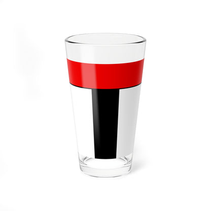CHE Baden Flag (Switzerland) Pint Glass 16oz