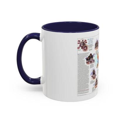 Arctic - Peoples of the (1983) (Map) Accent Coffee Mug