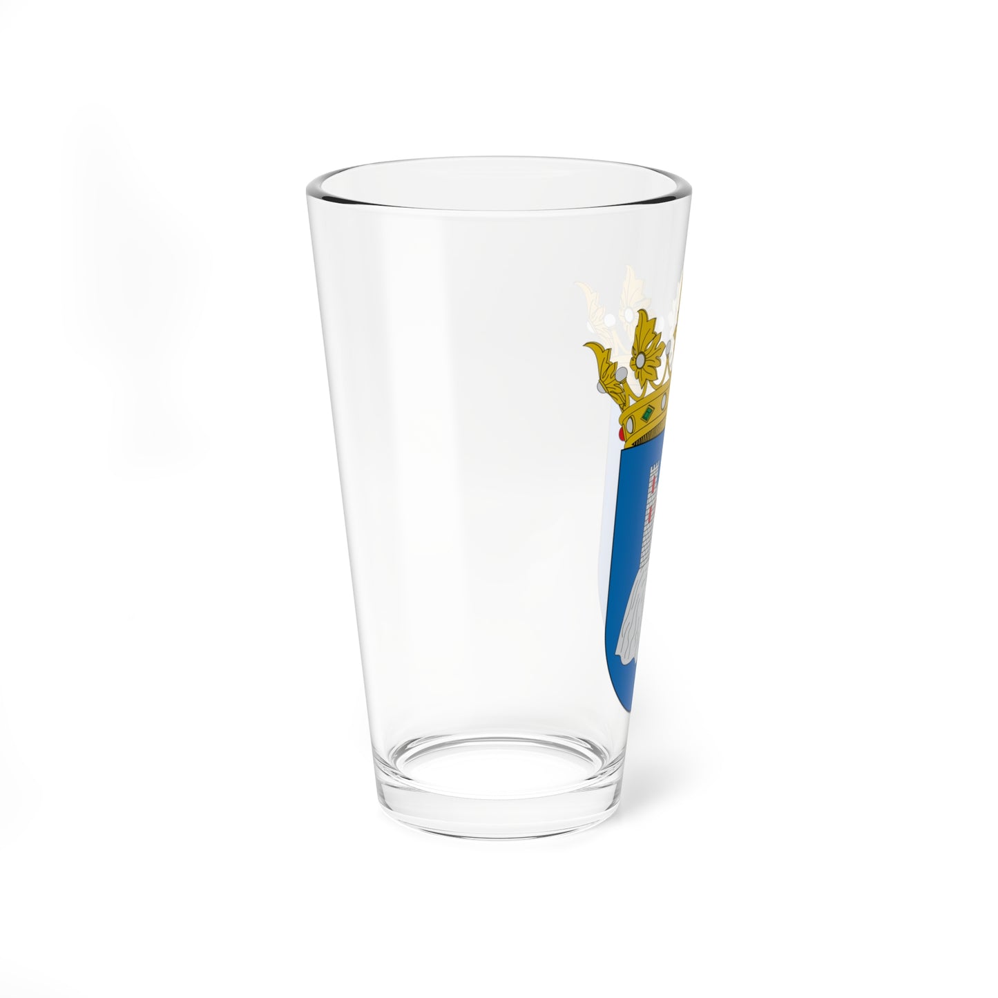 Escudo de Berrueco (Spain) (Coat of Arms) Pint Glass 16oz