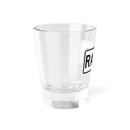 Spur plate es (Puerto Rico) (Road Sign) Shot Glass 1.5oz