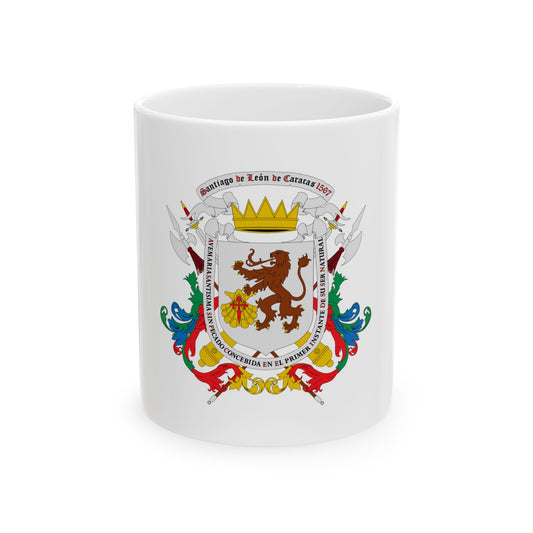 Coat of arms of Caracas - White Coffee Mug