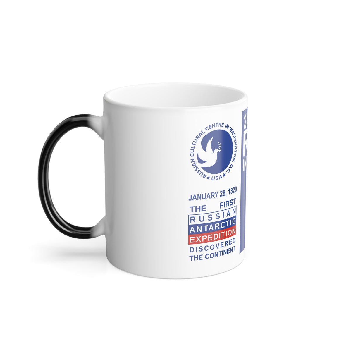 200 Years of Russia in Antarctica Commemorative - Color Changing Mug 11oz
