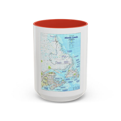 Canada - Atlantic 1 (1992) (Map) Accent Coffee Mug