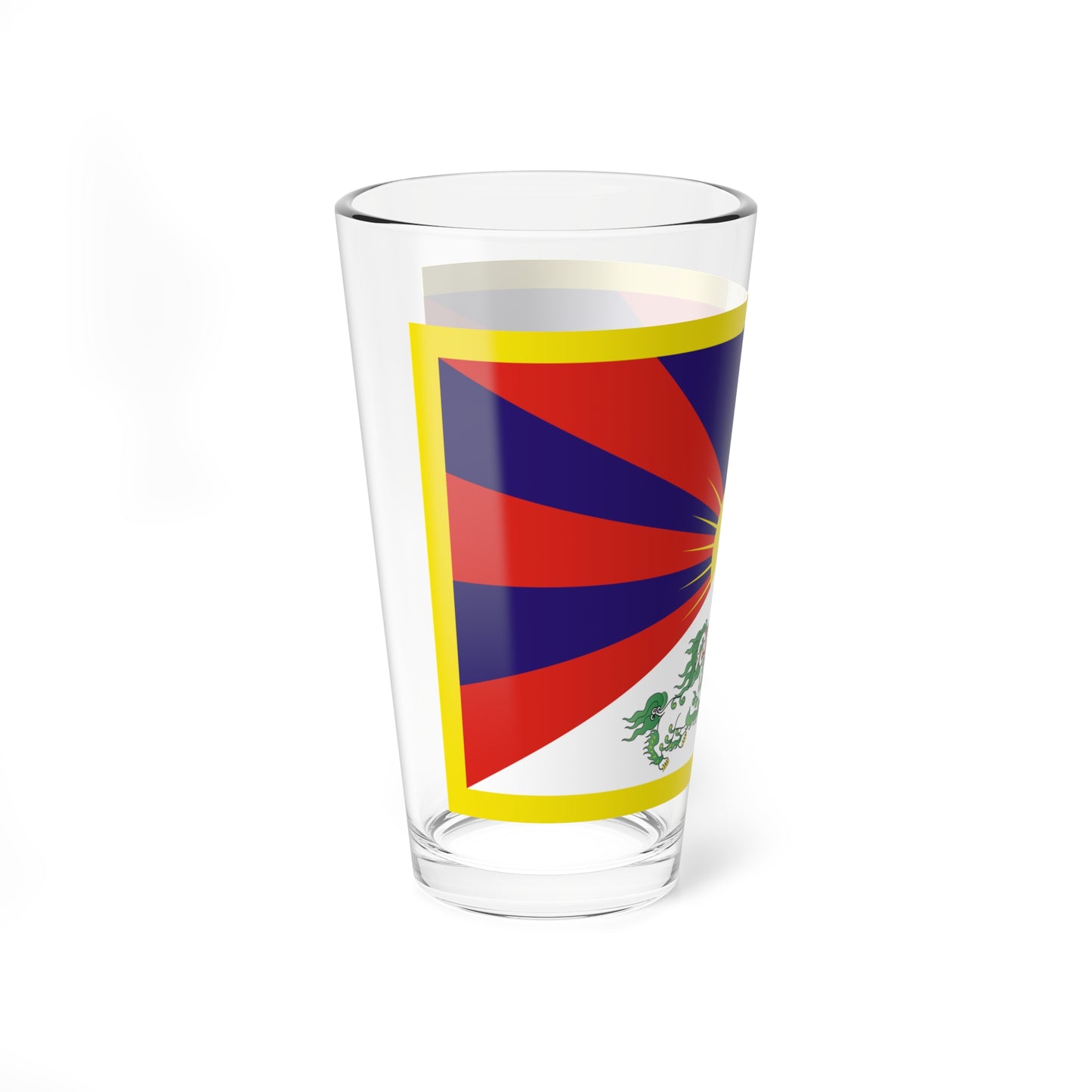 Flag of Tibet (China) Pint Glass 16oz
