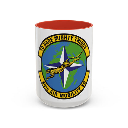 86th Air Mobility Squadron (U.S. Air Force) Accent Coffee Mug