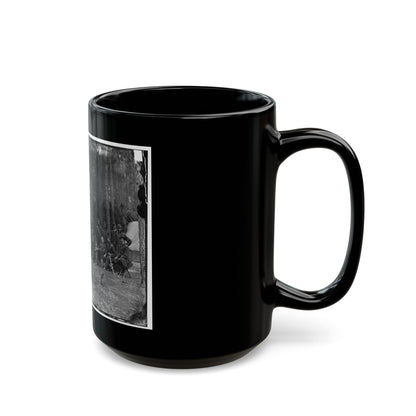 Petersburg, Virginia. Officers Of 114th Pennsylvania Infantry (U.S. Civil War) Black Coffee Mug