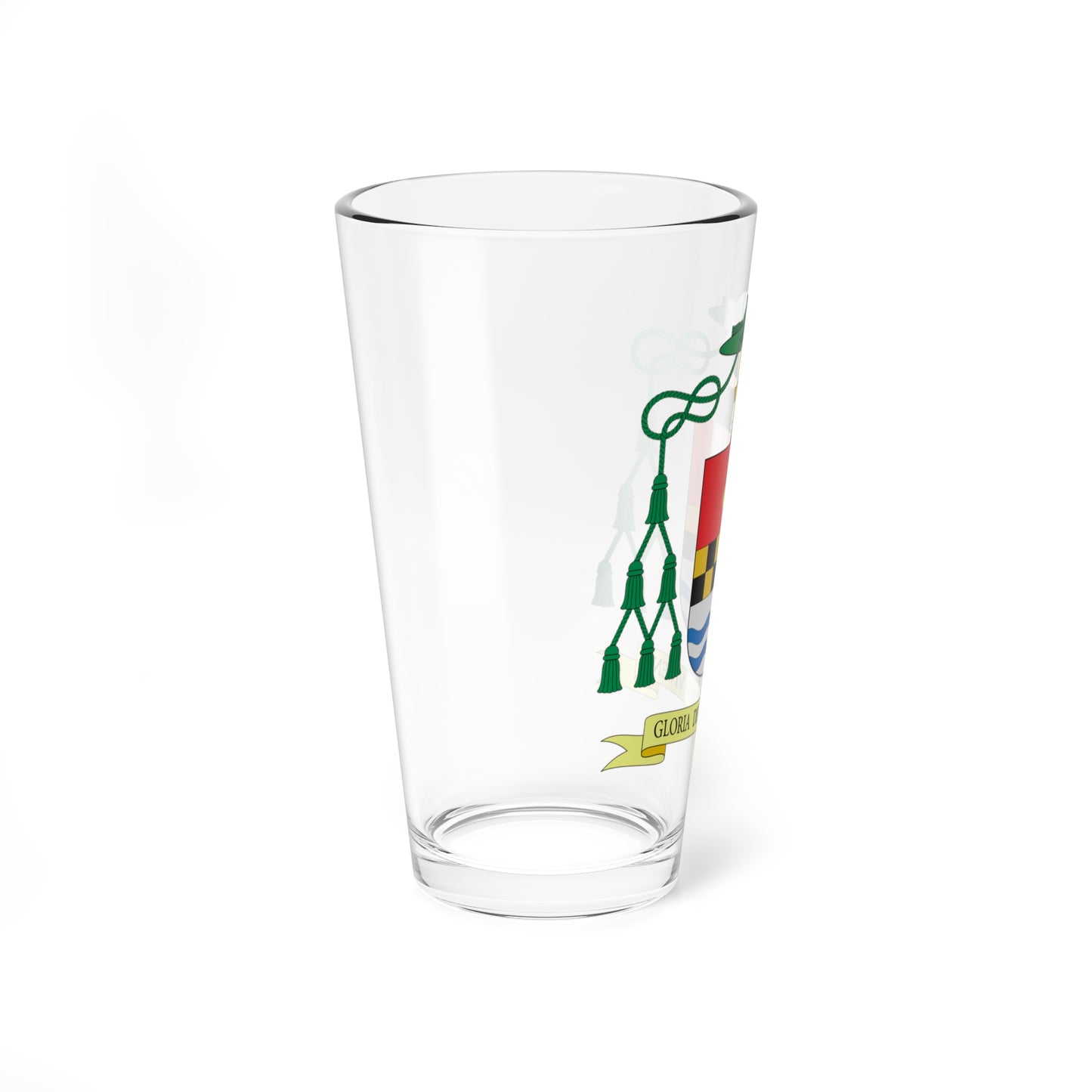 Escudo de Javier del Río Sendino (Spain) (Coat of Arms) Pint Glass 16oz