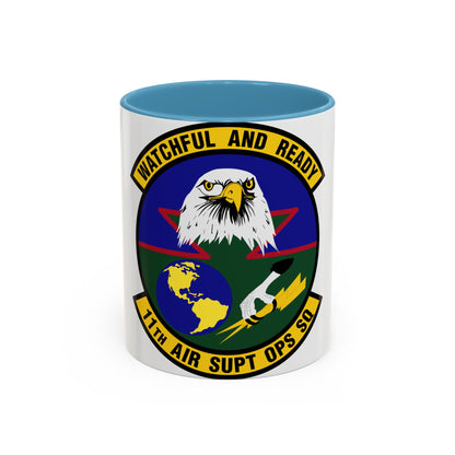 11 Air Support Operations Squadron ACC (U.S. Air Force) Accent Coffee Mug