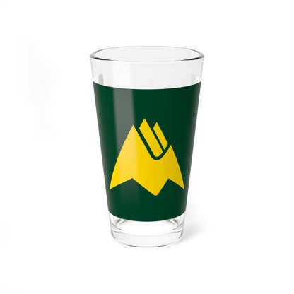 Flag of Biei Hokkaido (Japan) Pint Glass 16oz
