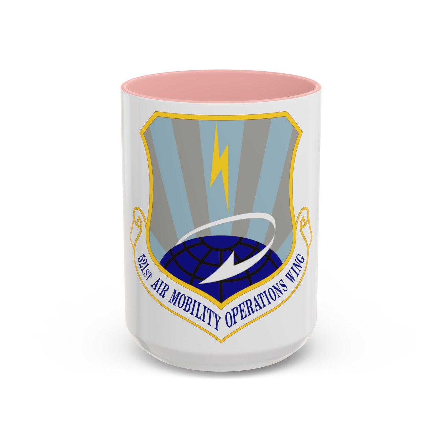 521st Air Mobility Operations Wing (U.S. Air Force) Accent Coffee Mug