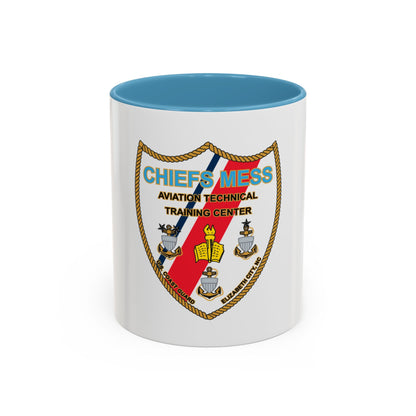 Chiefs Mess ATTC USCGC Elizabeth City NC (U.S. Coast Guard) Accent Coffee Mug