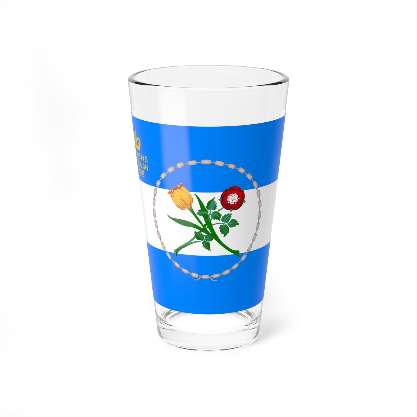 Flag of Queens New York (United States) Pint Glass 16oz