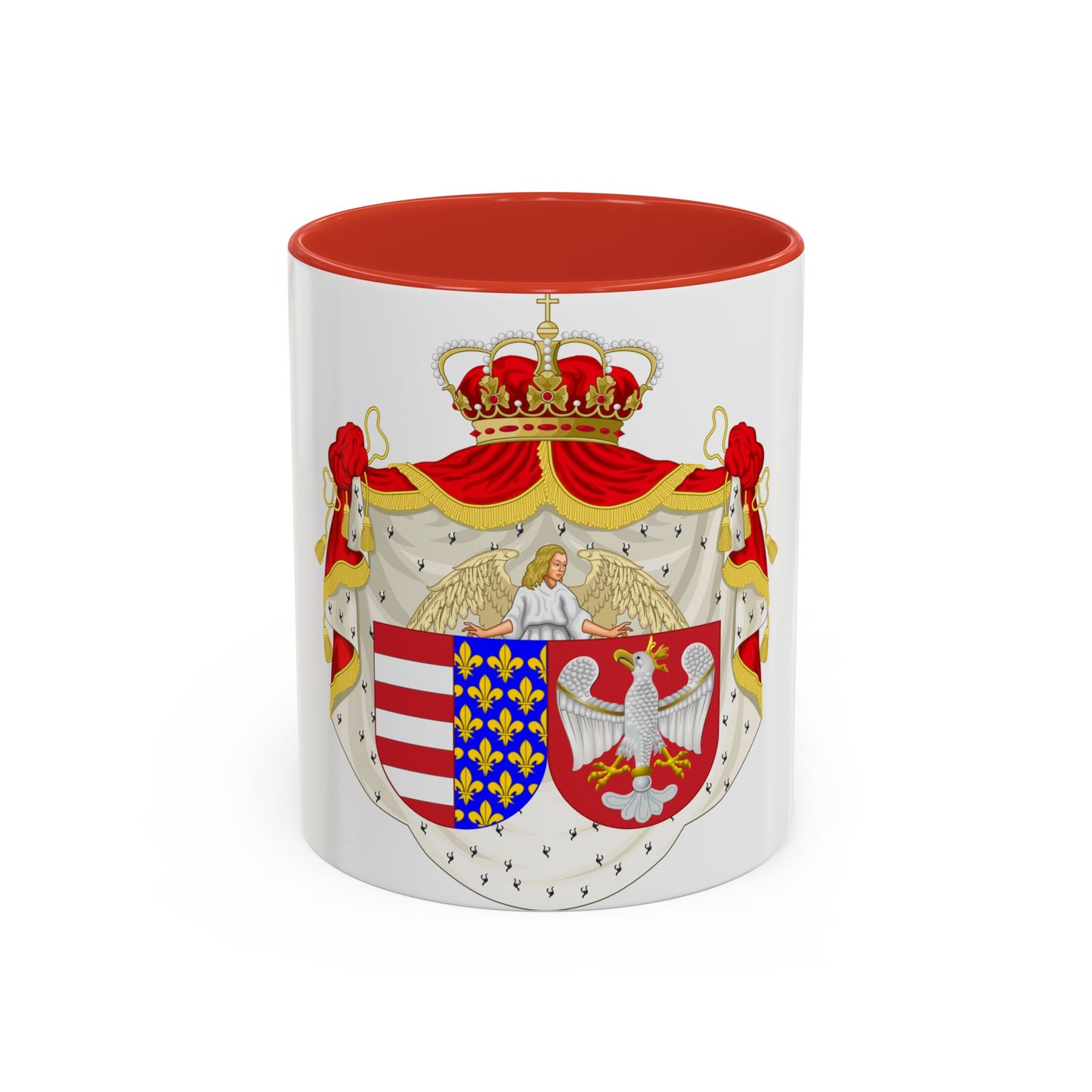 Coat of arms of Jadwiga of Poland - Accent Coffee Mug